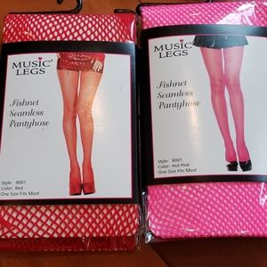 Music legs set fishnets stockings